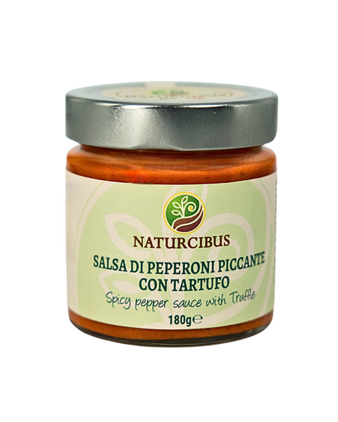 Salsa di peperoni piccante con tartufo