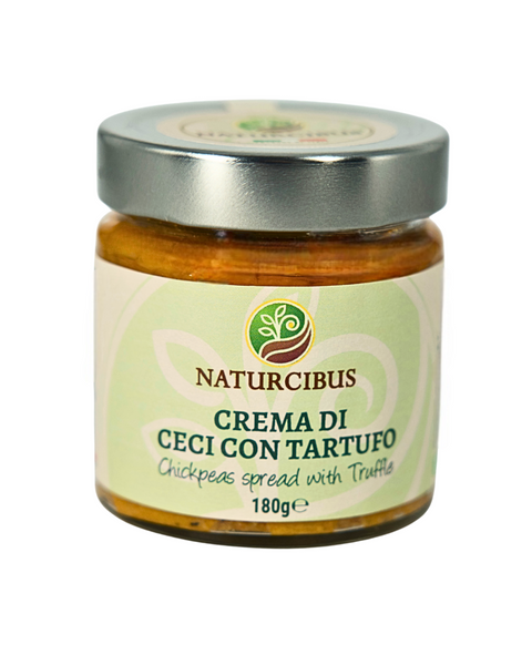 Crema di ceci con tartufo d'estate